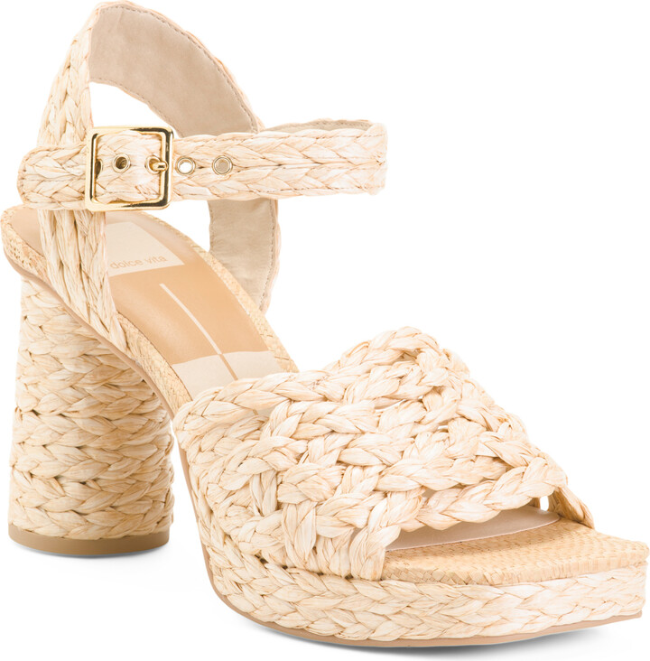 dolce vita braided heels