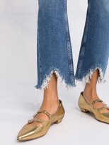 Thumbnail for your product : Maje Mid-Rise Distressed Cropped Jeans
