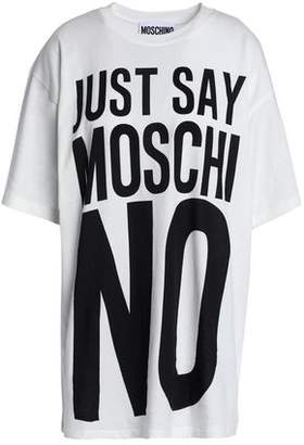 Moschino Printed Cotton-Jersey T-Shirt
