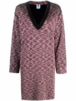 Thumbnail for your product : M Missoni V-neck knitted dress