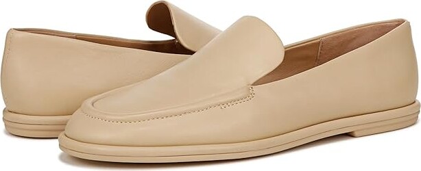 Vince Sloan Women's Flat Shoes Macadamia Beige Leather : 9 M