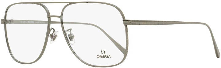 Omega Men's Navigator Eyeglasses OM5006H 008 Gunmetal 60mm