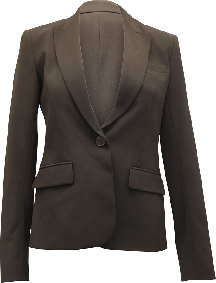 Theory Etiennette Blazer in Black Good Wool