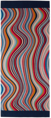 Paul Smith Multicolor Swirl Stripe Beach Towel
