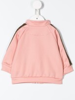 Thumbnail for your product : Fendi Kids FF stripe zip-up jacket