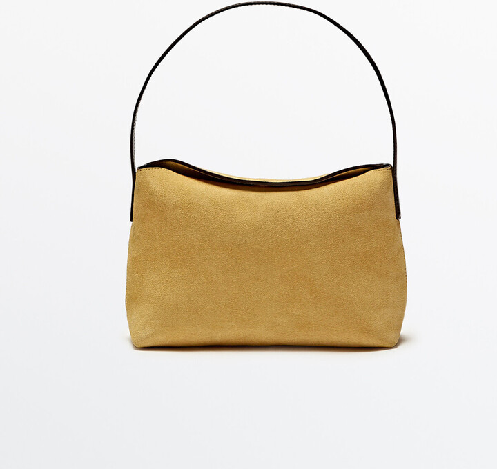 Massimo Dutti New 90S Split Suede Shoulder Bag - ShopStyle