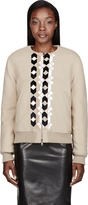 Thumbnail for your product : Givenchy Tan Calf-Hair Patterned Bomber Jacket