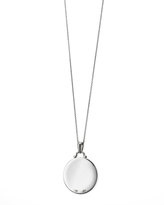 Thumbnail for your product : Monica Rich Kosann Baby Feet Pave White Sapphire Charm Necklace, 17"L