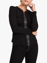 Thumbnail for your product : Damsel in a Dress Suzette Zip Top, Black
