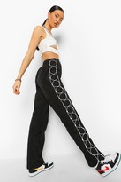 Thumbnail for your product : boohoo Cord Detail Shell Joggers