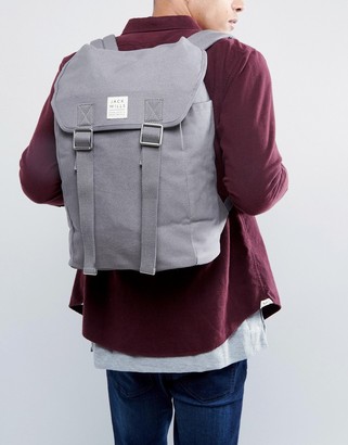 Jack Wills Coleridge Tracker Backpack Charcoal