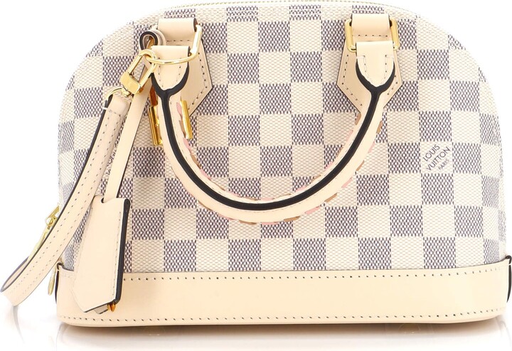 Louis Vuitton Alma Handbag Damier with Braided Detail BB Neutral