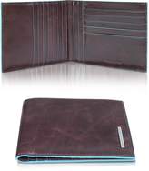 Thumbnail for your product : Piquadro Blue Square - Genuine Leather Billfold