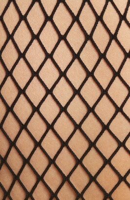 Hauty Fishnet Long Sleeve Crop Top & Pantyhose Set