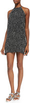 Thumbnail for your product : A.L.C. Camie Printed Halter Mini Dress