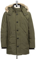 Thumbnail for your product : Andrew Marc New York 713 Andrew Marc Coyote Fur Trimmed Down Parka-OLIVE-Large