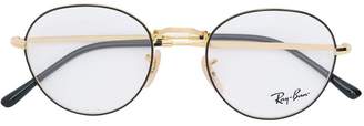 Ray-Ban two-tone round-frame glasses