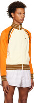 Thumbnail for your product : Wales Bonner Off-White & Orange Percussion Track Jacket