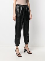 Thumbnail for your product : Apparis Ryan vegan leather track pants