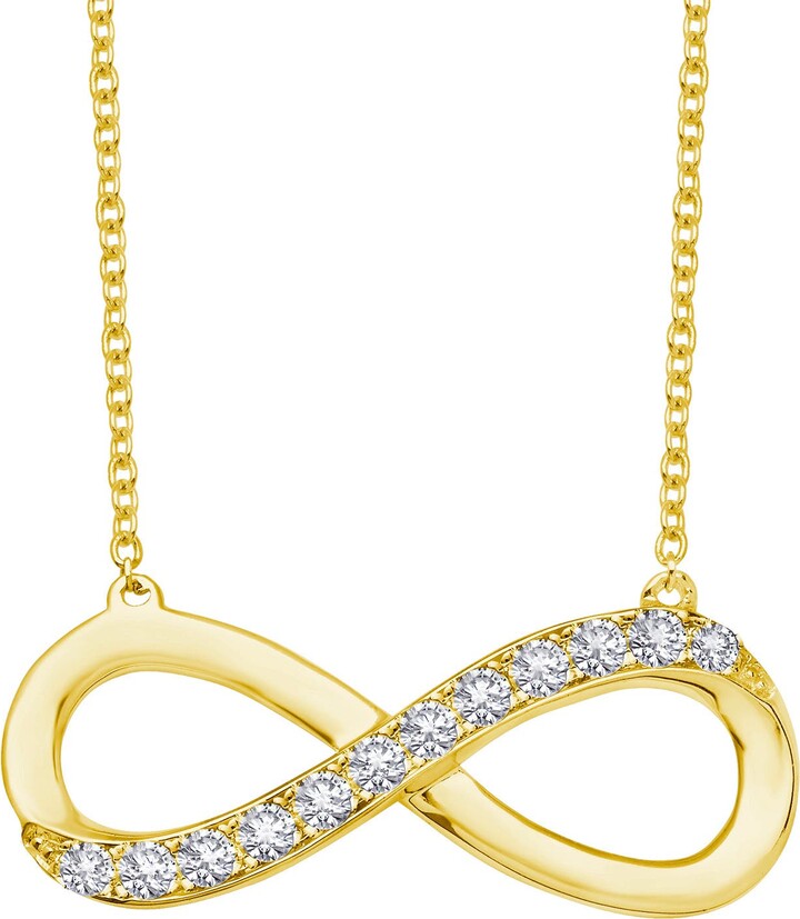 Lafonn Simulated Diamond Infinity Pendant Necklace