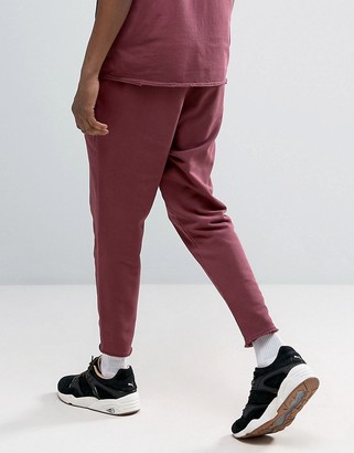 Puma Cropped Joggers In Burgundy Exclusive To ASOS 57530801