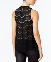 Thumbnail for your product : Amy Byer BCX Juniors' Lace Halter Top
