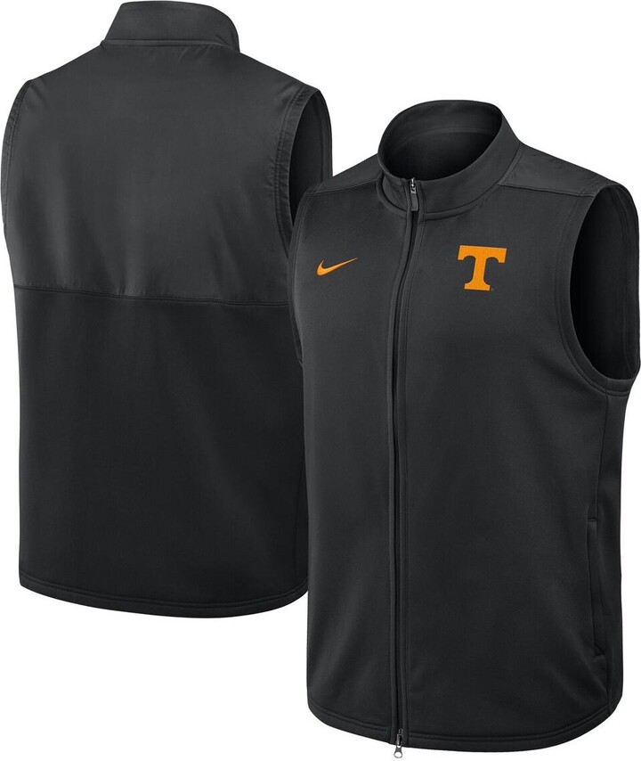 Nike Men's Black Tennessee Volunteers PrimetimeÂ Victory Performance Full-Zip Vest