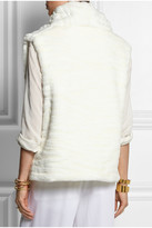 Thumbnail for your product : Chalayan Gathered faux fur vest