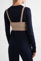 Thumbnail for your product : Jil Sander Ribbed-knit Bra Top - Beige