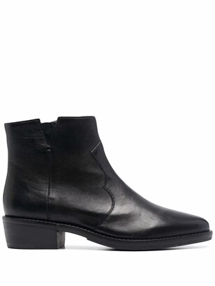 Geox Stitch Ankle Boots