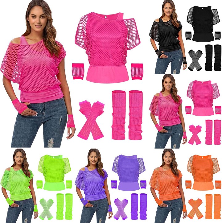 Elogoog 80s 90s Outfit Women - ShopStyle Trousers