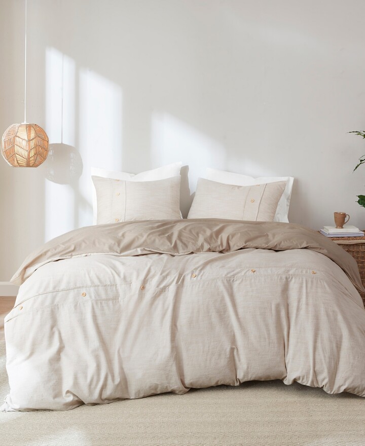 Madison Home USA Dover Oversized 3-Pc. Duvet Cover Set, King/California King
