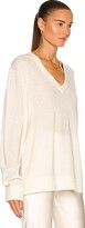Thumbnail for your product : GREY VEN Lyon Oversized V Neck Sweater in Ivory