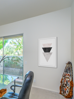 Triangle Stack (Framed Giclee)