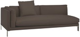 Thumbnail for your product : New Man NEWMAN leather 3 seater left-arm sofa
