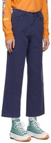 Thumbnail for your product : Brain Dead Navy Cotton Trousers