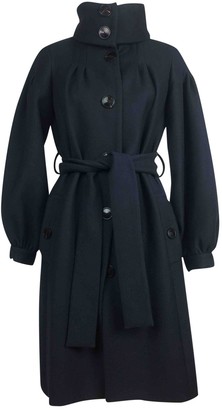 Cacharel Blue Wool Coat for Women