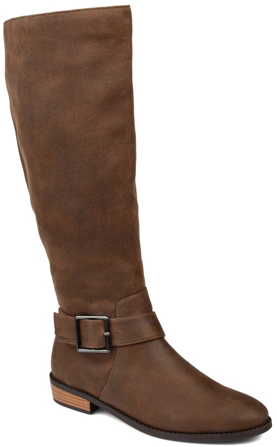 brown knee boots