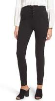 Thumbnail for your product : Ella Moss Lace-Up Skinny Pants