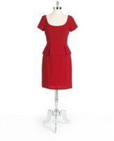 Thumbnail for your product : Kay Unger Textured Peplum Dress