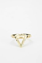 Thumbnail for your product : Urban Outfitters Hammered Triangle Gift Card Ring
