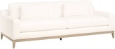 Thumbnail for your product : Benjara 96 Inch Fabric Upholstered Sofa with Track Armrests, Cream