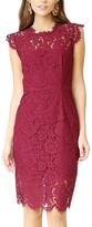 Thumbnail for your product : MEROKEETY Women's Sleeveless Lace Floral Elegant Cocktail Dress Crew Neck Knee Length for Party