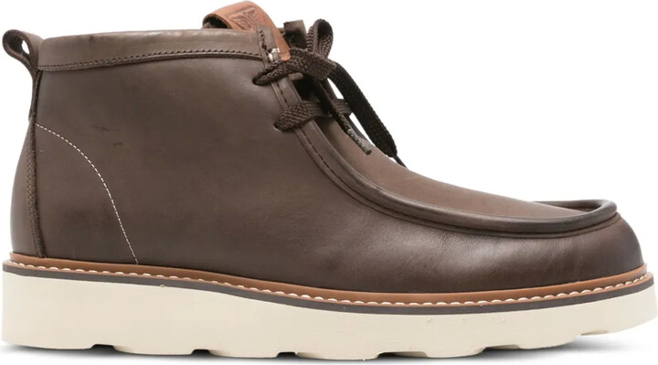 Docksteps Lace-Up Leather Boots