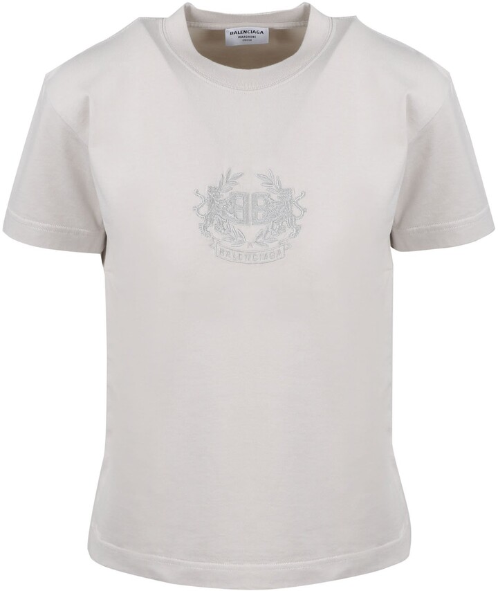 Balenciaga Lion's Laurel T-Shirt - ShopStyle