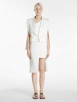 Thumbnail for your product : Halston Short Satin Jacket With Slit Sleeves