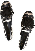 Thumbnail for your product : Giuseppe Zanotti Dalila leopard-print calf hair loafers