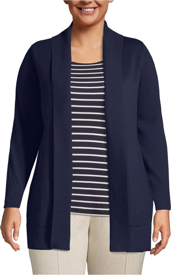 lands end shawl collar cardigan
