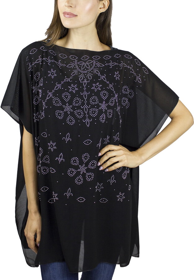 Jessica McClintock Adult Women’s Rhinestone Poncho