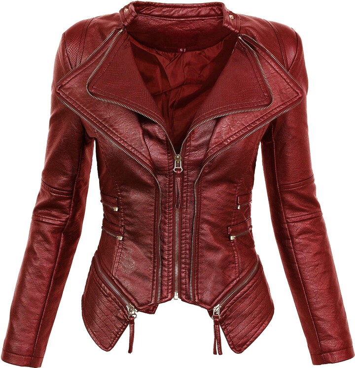 Rock Creek Selection D-305 Women's Faux Leather Transition Jacket ...